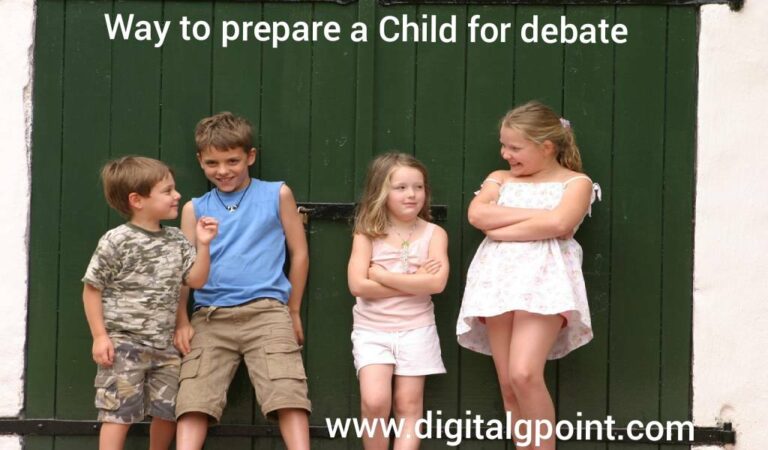Way to prepare a child for debate