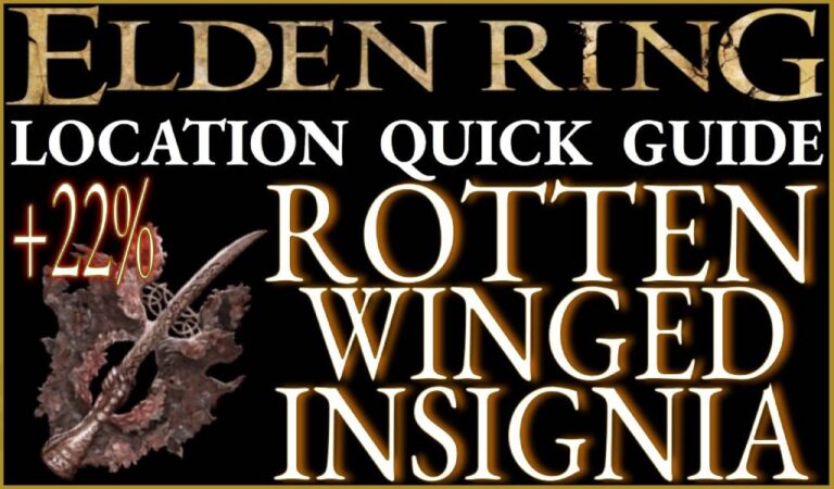 How to obtain the Rotten Winged Sword Insignia in the Elden Ring runes