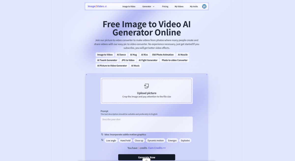 Photos into Living Stories With Image to Video AI